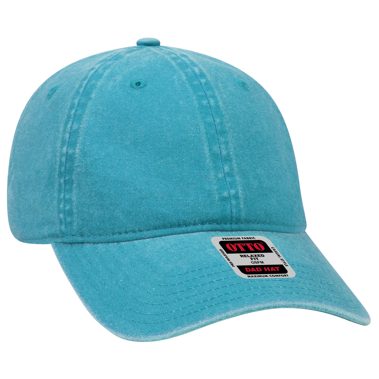OTTO CAP 6 Panel Low Profile Dad Hat - Garment Washed
