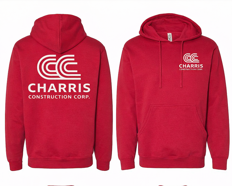 Charris construction hoodie.