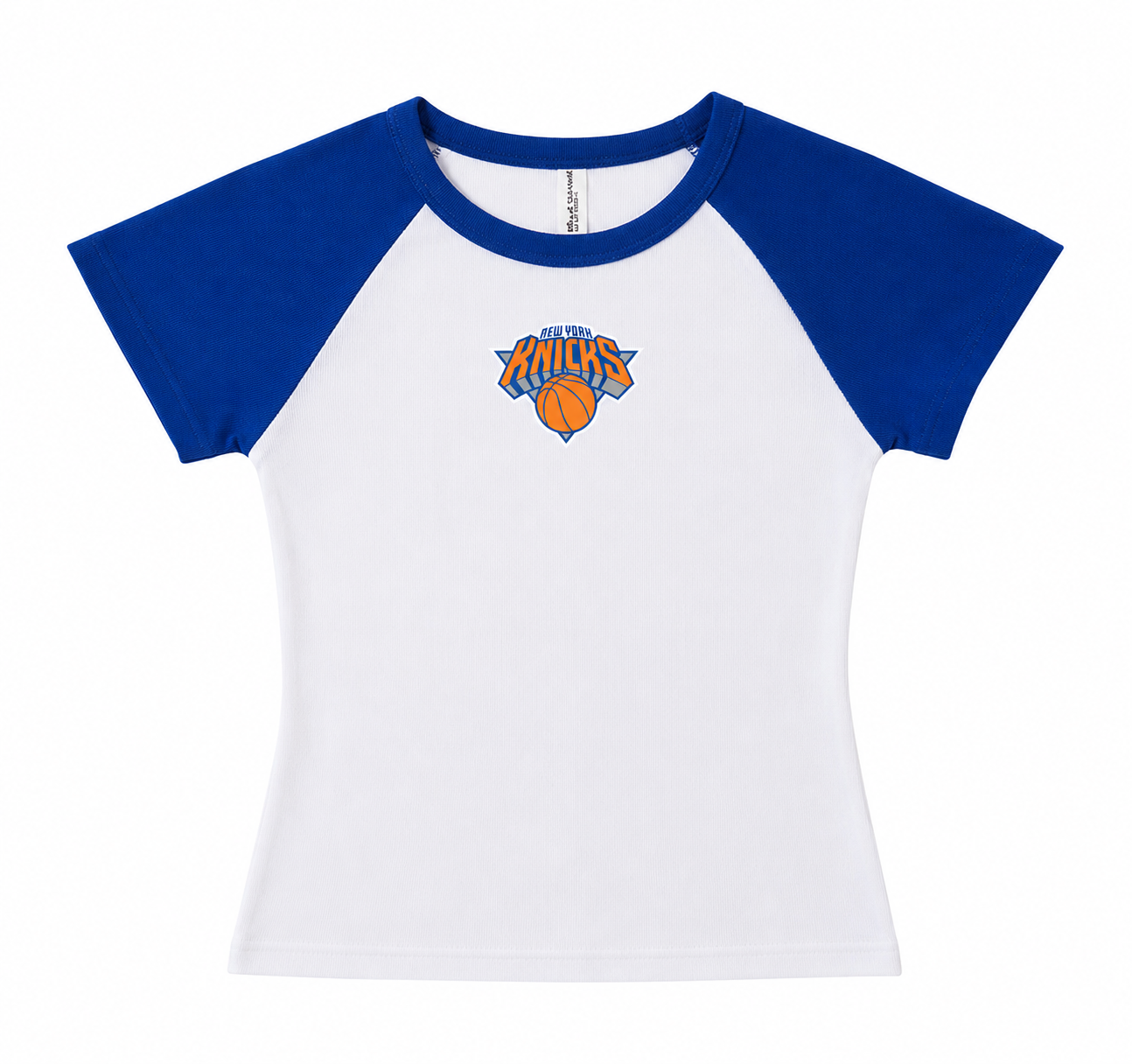 Womens Knicks Logo Baby Ribbed Tee