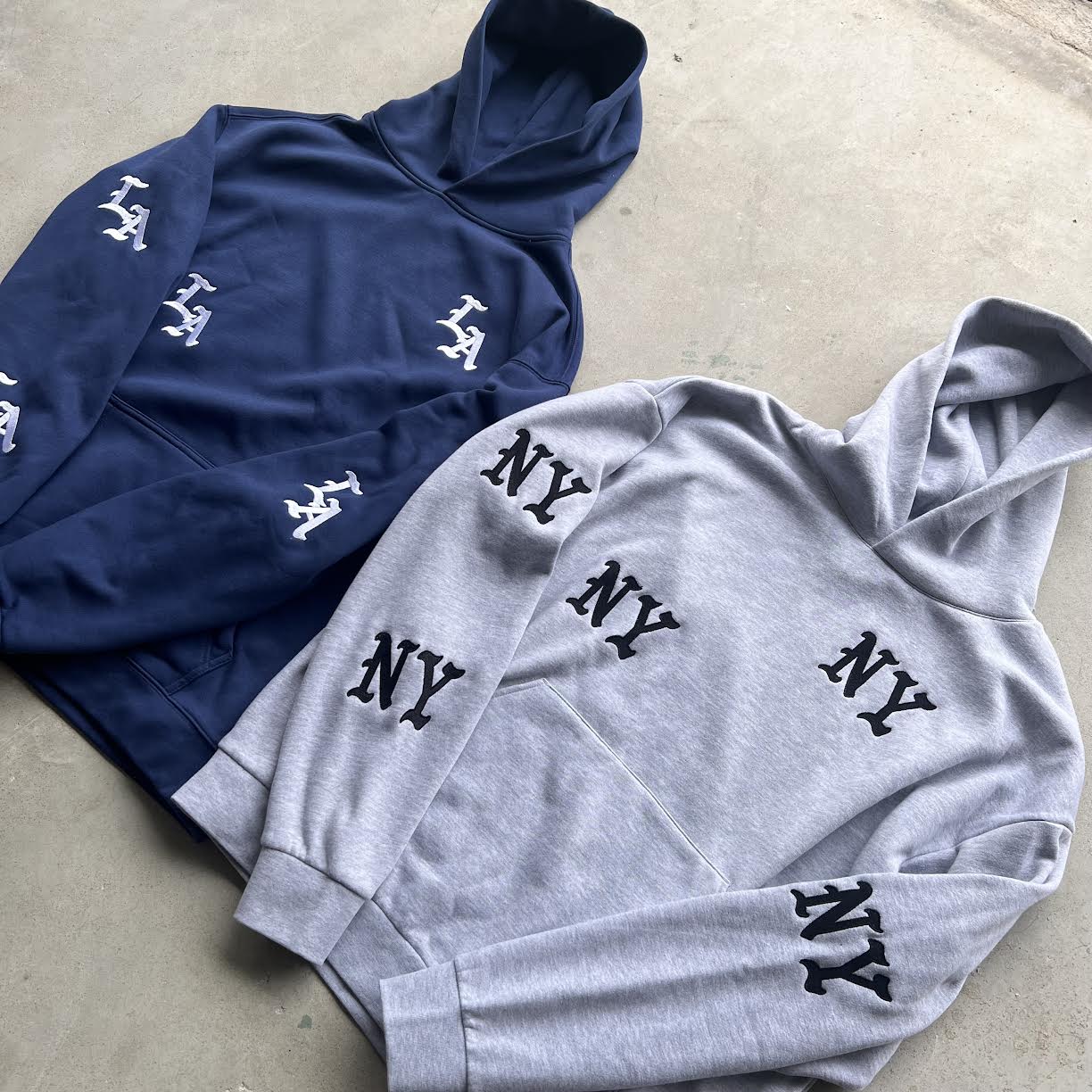 Custom Embroidered 5-Spot Logo Hoodie - Any logo Unisex