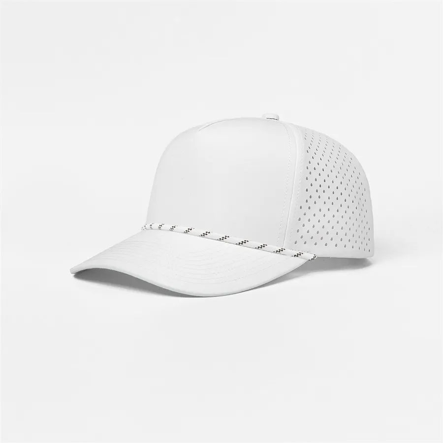 Foremost 5 Panel Laser Performance Golf Rope Hat Wholesale