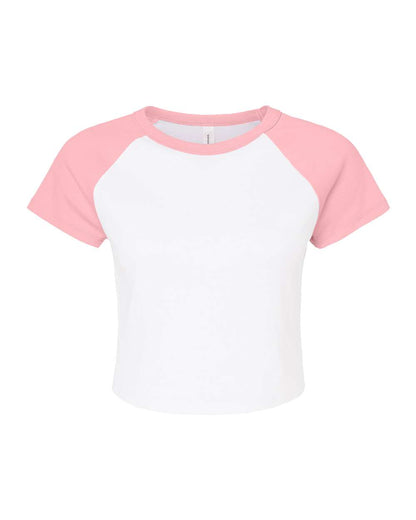 Custom Embroidered Micro Rib Raglan Baby Tee