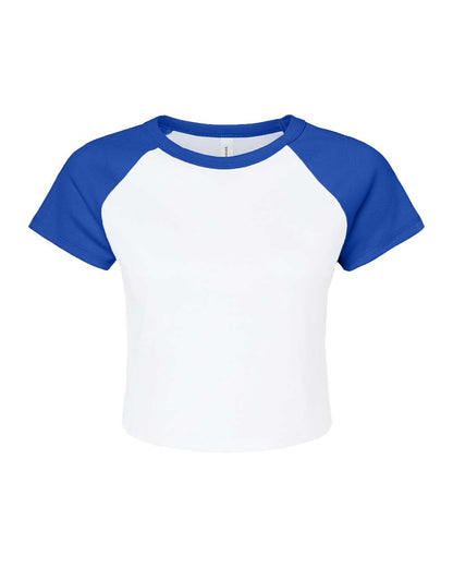 Custom Embroidered Micro Rib Raglan Baby Tee
