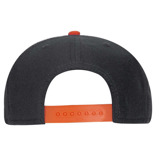 6 Panel Hat Flat Bill- Casey Family BBQ