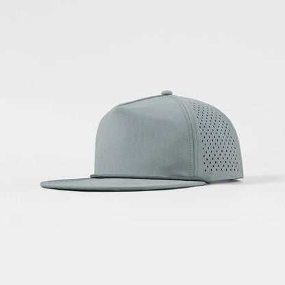 Foremost Blank Water Repellent 5 Panel Snapback Golf Hats with Rope