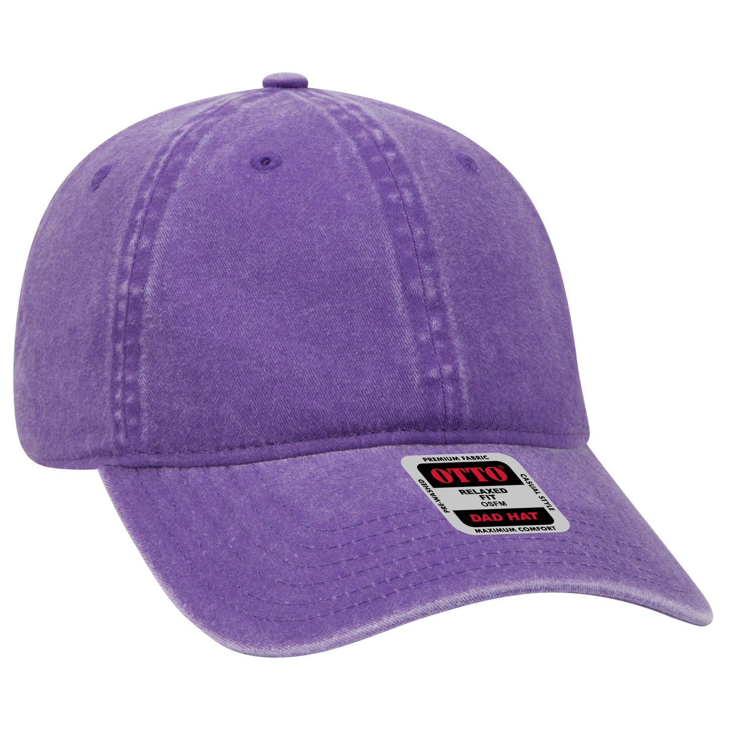 OTTO CAP 6 Panel Low Profile Dad Hat - Garment Washed