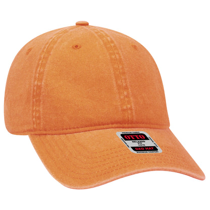OTTO CAP 6 Panel Low Profile Dad Hat - Garment Washed