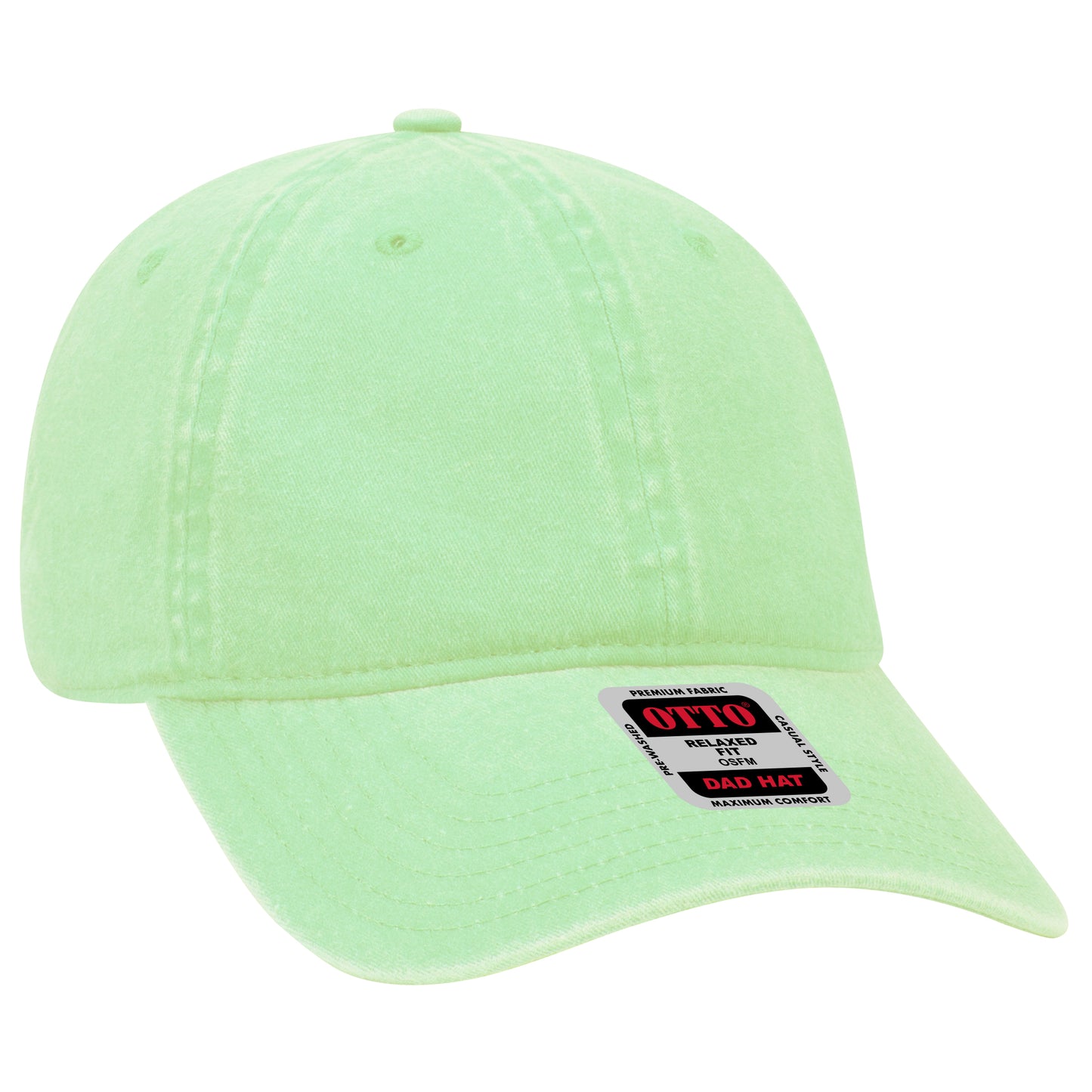 OTTO CAP 6 Panel Low Profile Dad Hat - Garment Washed