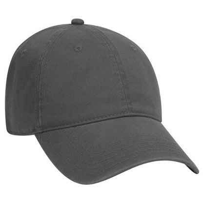 OTTO CAP 6 Panel Low Profile Dad Hat - Solid Color