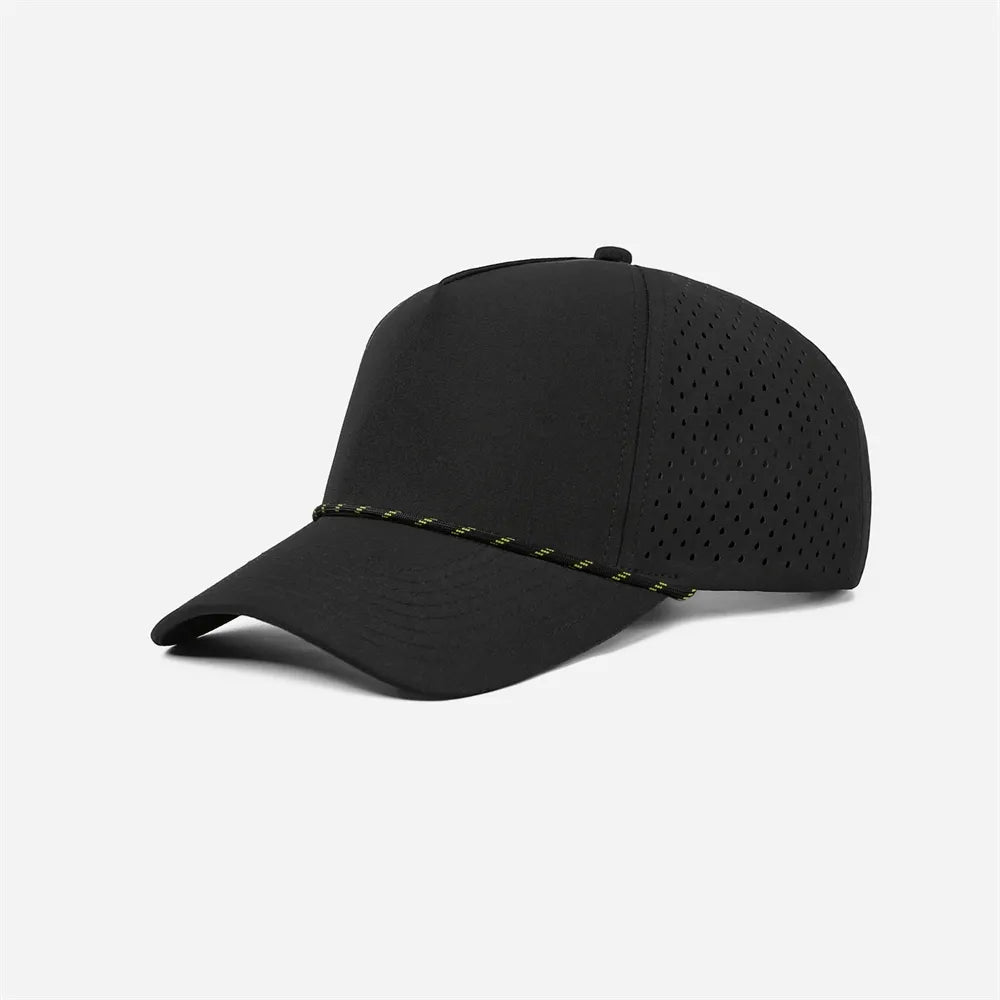 Foremost 5 Panel Laser Performance Golf Rope Hat Wholesale