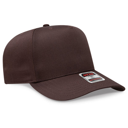 OTTO CAP 5 Panel Mid Profile Baseball Cap - Solid Colors