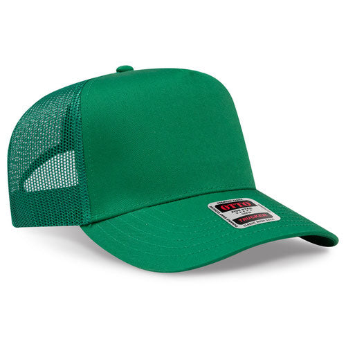 OTTO CAP 5 Panel Mid Profile Mesh Back Trucker Hat