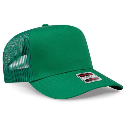 OTTO CAP 5 Panel Mid Profile Mesh Back Trucker Hat