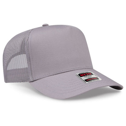 OTTO CAP 5 Panel Mid Profile Mesh Back Trucker Hat