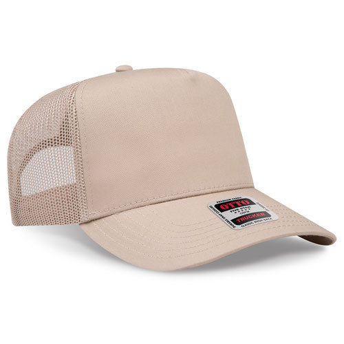 OTTO CAP 5 Panel Mid Profile Mesh Back Trucker Hat