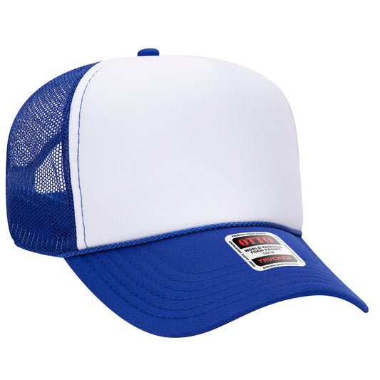 OTTO CAP 5 Panel Foam Trucker Hat - Front Split