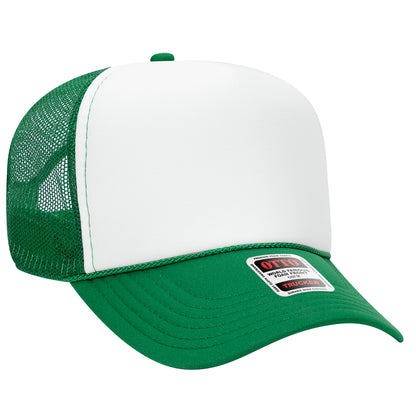 OTTO CAP 5 Panel Foam Trucker Hat - Front Split