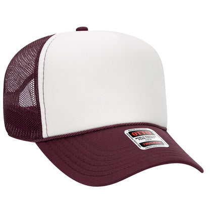 OTTO CAP 5 Panel Foam Trucker Hat - Front Split