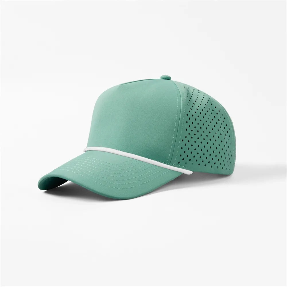 Foremost 5 Panel Laser Performance Golf Rope Hat Wholesale