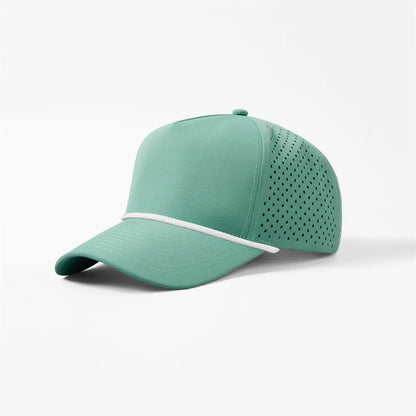 Foremost 5 Panel Laser Performance Golf Rope Hat Wholesale