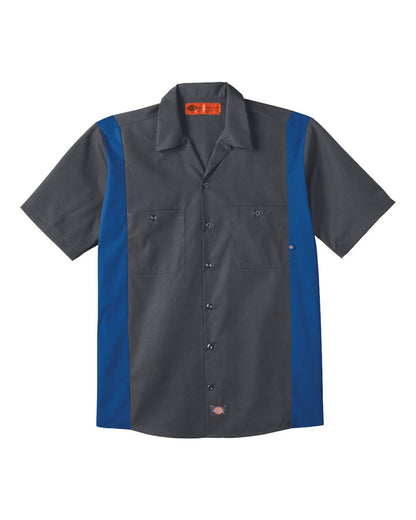 Men's Industrial Colorblocked Short Sleeve Shirt