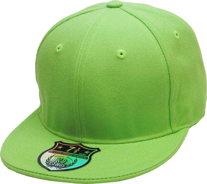 KBETHOS Original 6 Panel Flat Brim True-Fit Fitted Cap