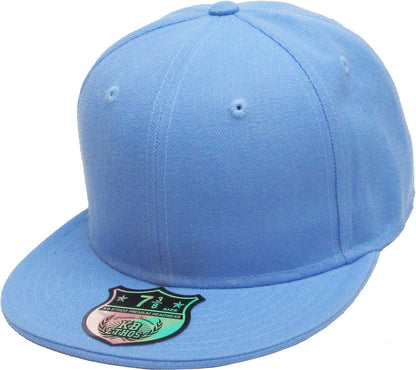 KBETHOS Original 6 Panel Flat Brim True-Fit Fitted Cap