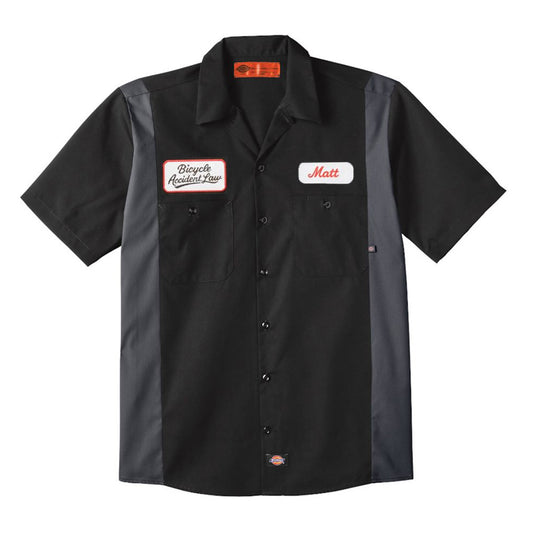Men's Industrial Colorblocked Short Sleeve Shirt