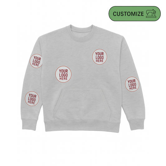 Custom Embroidered 5-Spot Logo Sweater