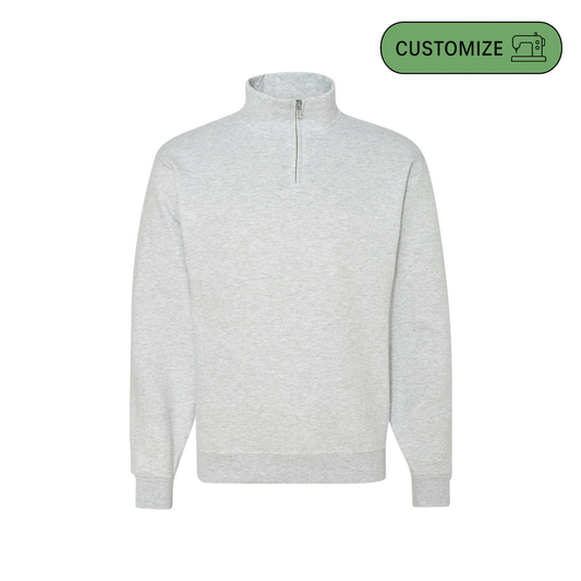 Custom Embroidered Quarter Zip Sweater