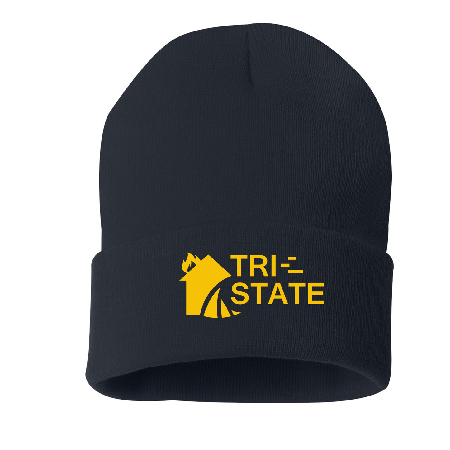 12" Solid Cuff Beanie Hat -Tri State Environmental