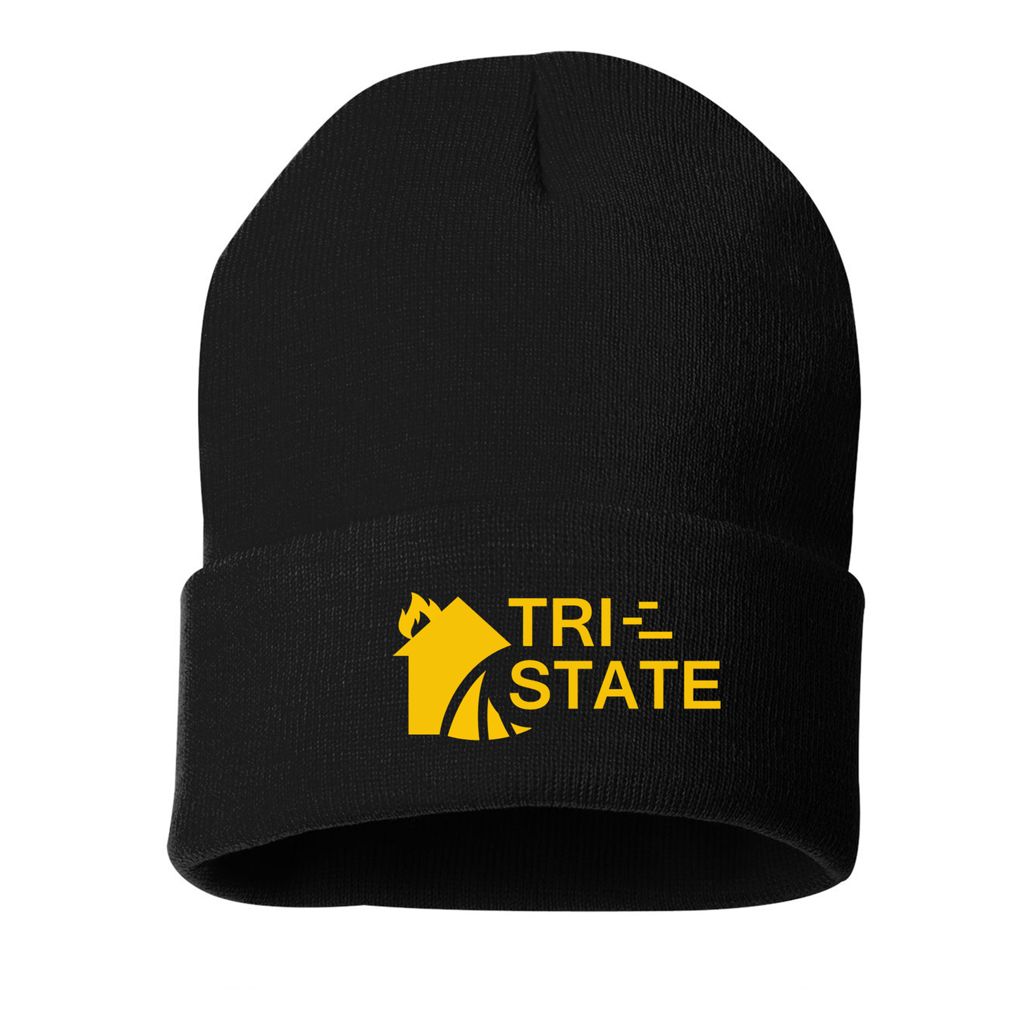 12" Solid Cuff Beanie Hat -Tri State Environmental
